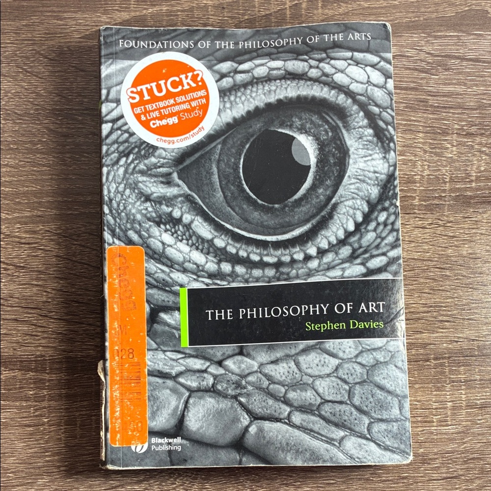 Used :The Philosophy of Art Book by Stephen Davies